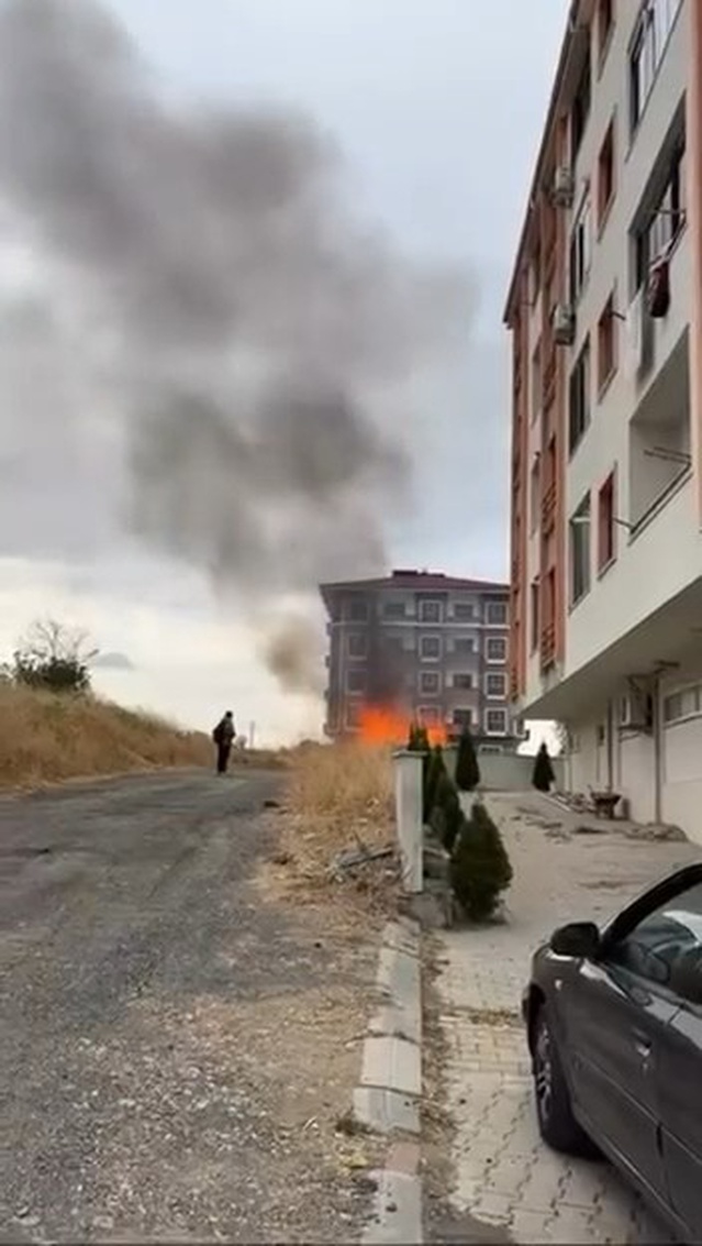 Tekirdağ Altınova'da pire tütsüsü iddiasıyla çıkan yangında kümes kullanılamaz oldu