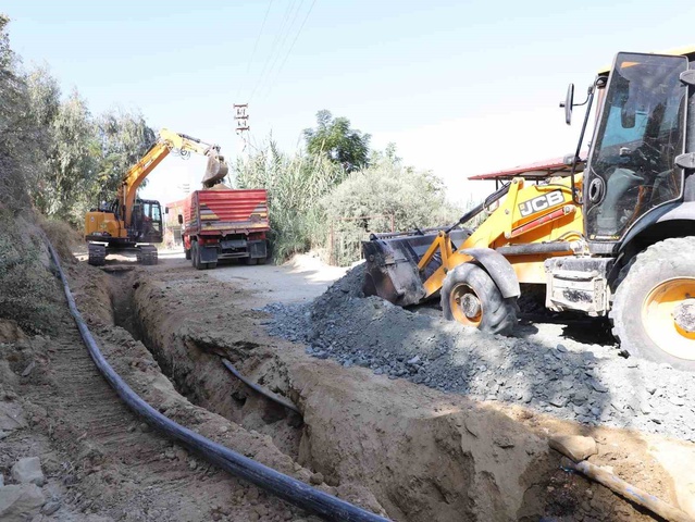 Hatay Samandağ'da 151 kilometrelik içme suyu hattının 139 kilometresi tamamlandı
