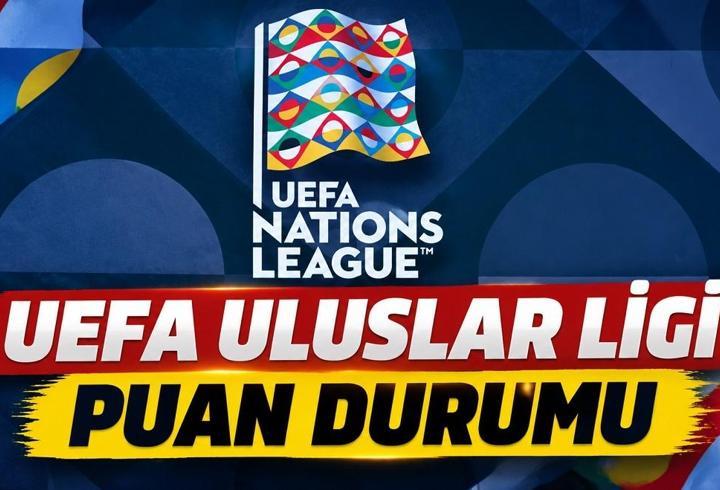 UEFA ULUSLAR LİGİ PUAN DURUMU: Türkiye grupta kaçıncı sırada? A Ligi 1.Grup puan sıralaması