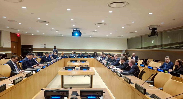 Ertuğruloğlu New York'ta EİT üyelerine 'tek ada, iki devlet' mesajı verdi