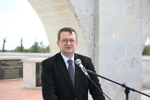 Edirne Asker Hastanesi Şehitliği'nde anma programı düzenlendi