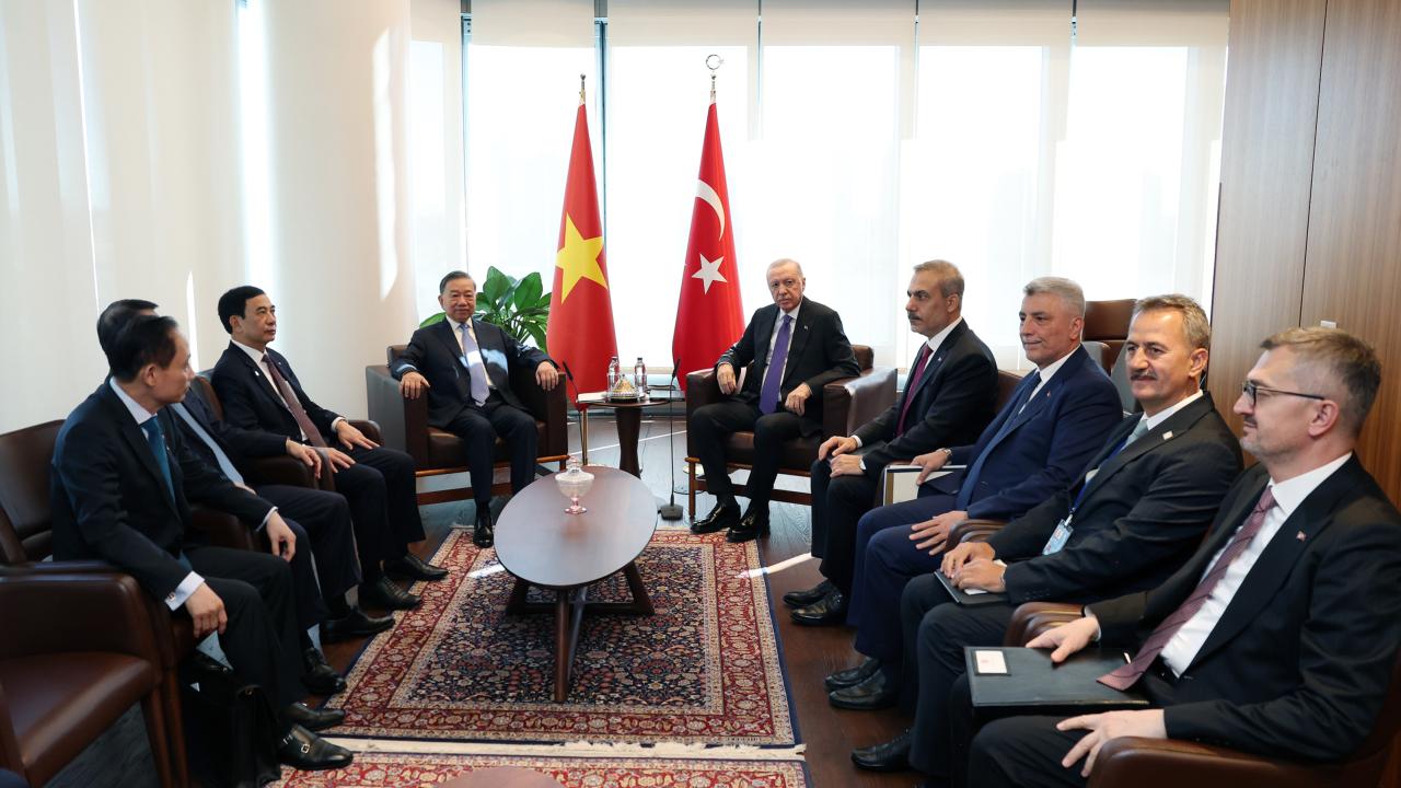 Cumhurbaşkanı Erdoğan'dan ABD'de diplomasi trafiği