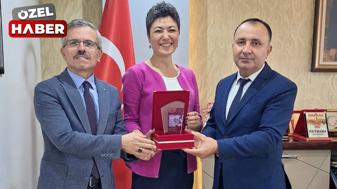 Polatlı'da müdür yardımcılığına atanan Işık Bulut’a plaket