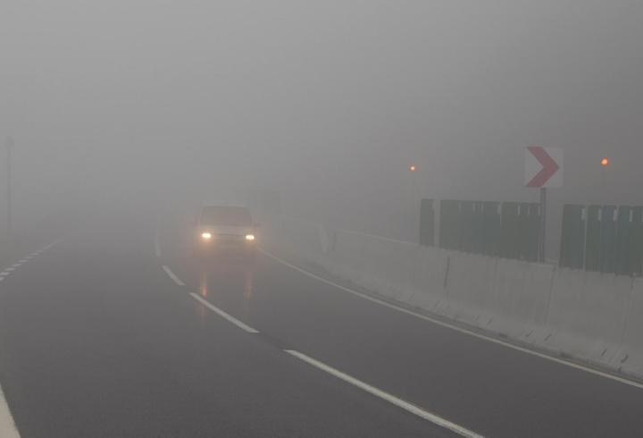 Bolu Dağı geçişinde yoğun sis