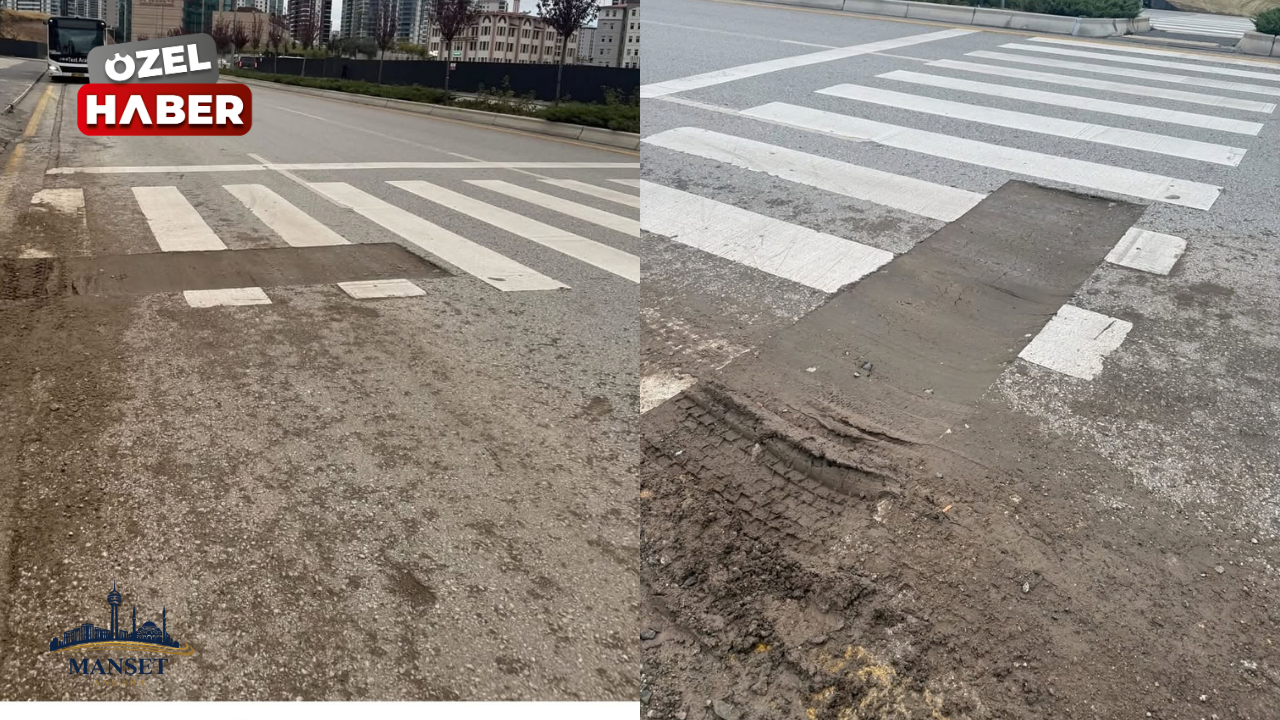 Pursaklar’da yol çilesi: Kazı alanı lastik patlattı