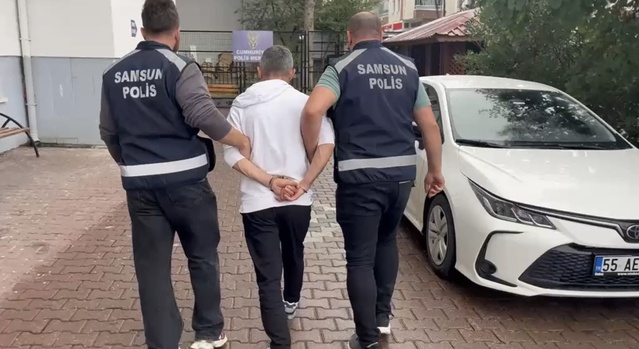 Kesinleşmiş 37 yıl 5 ay 16 gün hapis cezası olan hükümlü Samsun Bafra'da yakalandı