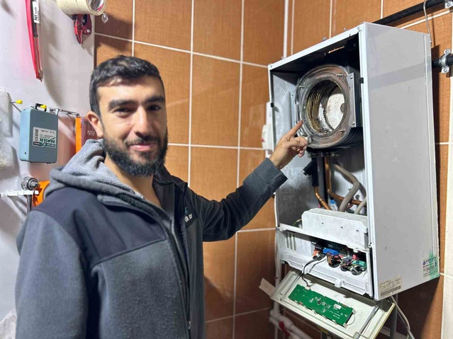 Van'da kombi bakım randevuları yoğunlaştı, ustalar kireçten yıllık bakım öneriyor