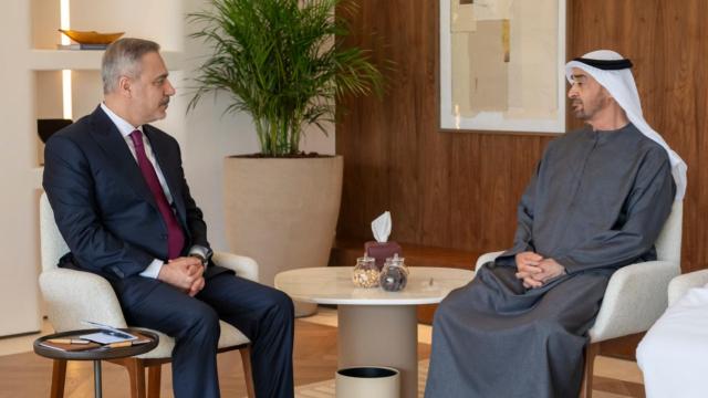 Bakan Fidan, BAE Devlet Başkanı Al Nahyan ile görüştü