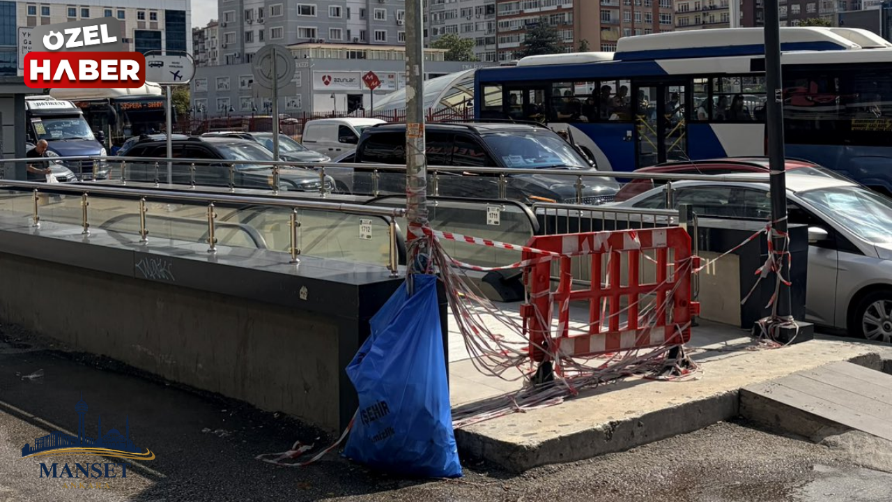 Ankara Gar metrosunda yürüyen merdivenler onarım bekliyor