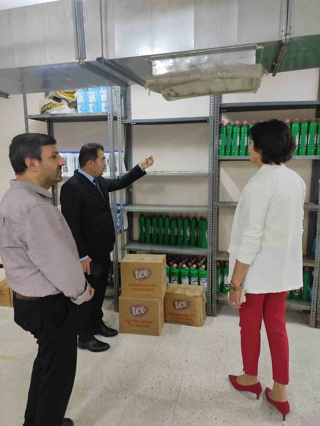 Bilecik Çocuk Evleri Sitesi'nde denetim yapıldı, yemekhane ve depolar incelendi