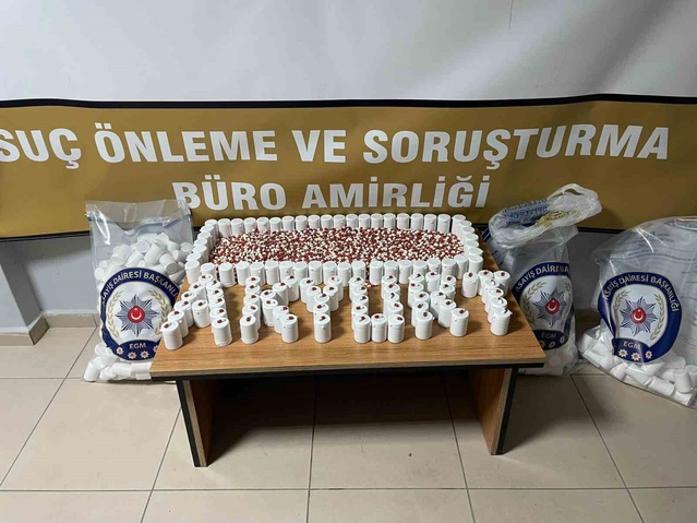 Akyurt'ta operasyonda 24 bin 330 sentetik ecza ele geçirildi, 3 şüpheli tutuklandı