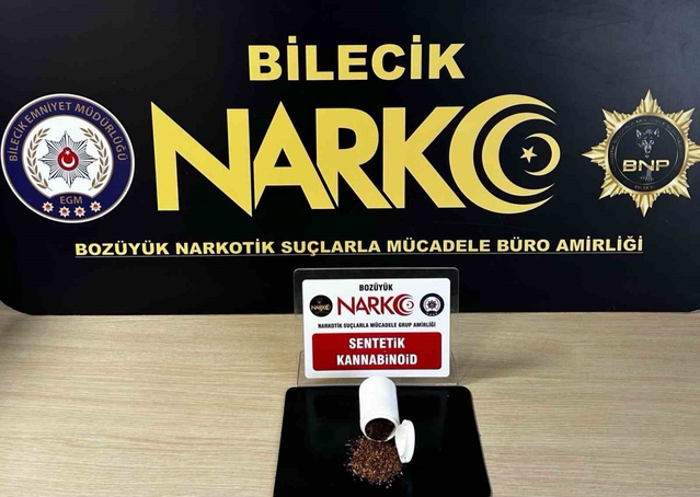 Bilecik'te narkotik ekipleri bonzai ele geçirdi, 2 şüpheli yakalandı