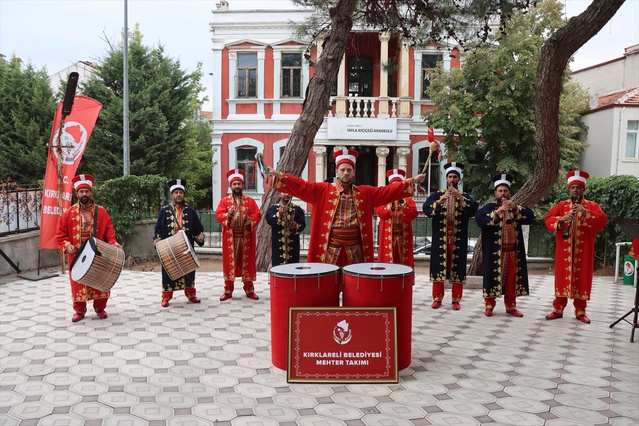 Yavuz Sultan Selim için bestelenen ilk mehter marşı Kırklareli'de seslendirildi