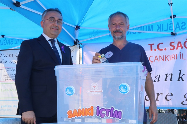 Çankırı'da 'Sanki içtim' sigara bırakma kampanyasına 30'a yakın kişi başvurdu