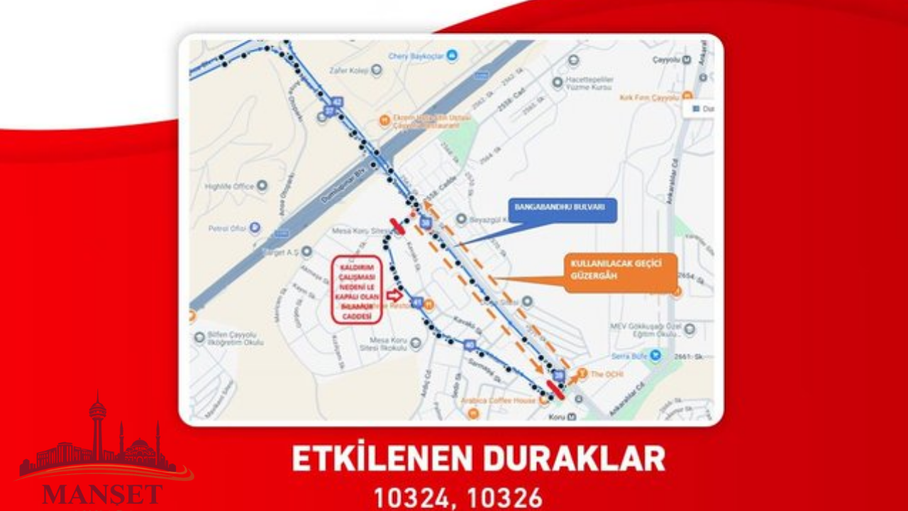Çankaya’da 8 EGO hattı iki durağa uğramayacak