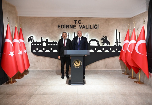 Kosova Başbakan Yardımcısı Damka, sağlık işbirliği için Edirne Valisi Sezer'le görüştü