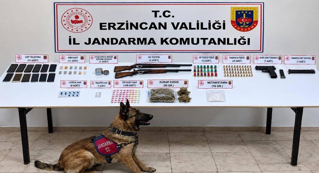 Erzincan Refahiye'de torbacılara yönelik operasyonda 10 şüpheli gözaltına alındı