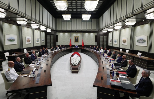 MGK, Cumhurbaşkanı Erdoğan başkanlığında toplandı