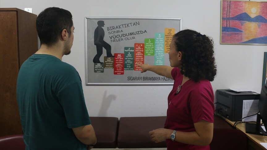 Sigara bağımlılığından kurtulanlardan anlamlı çağrı