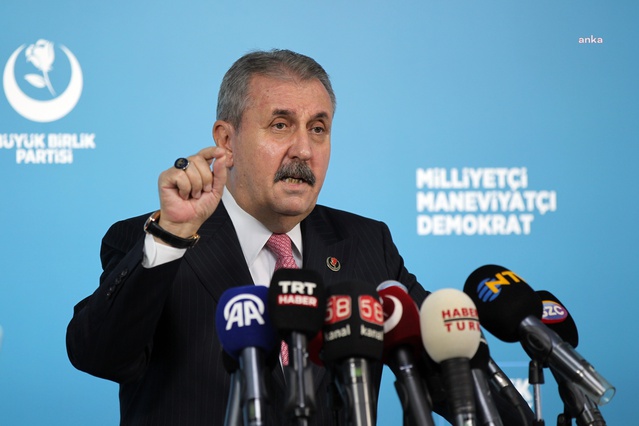 BBP Başkanı Destici, Şanlıurfa'daki 5,4'lük deprem için geçmiş olsun mesajı yayımladı
