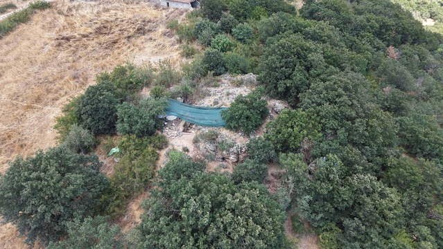Çanakkale Çan'daki 86 bin yıllık İnkaya Mağarası'nda yeni giriş için kazı sürüyor