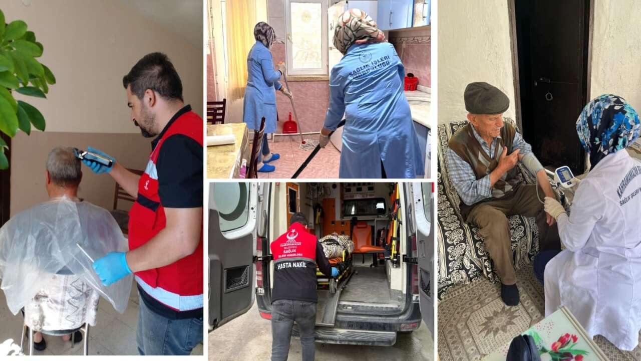 Kahramankazan’da evde destek hizmetleri sürüyor
