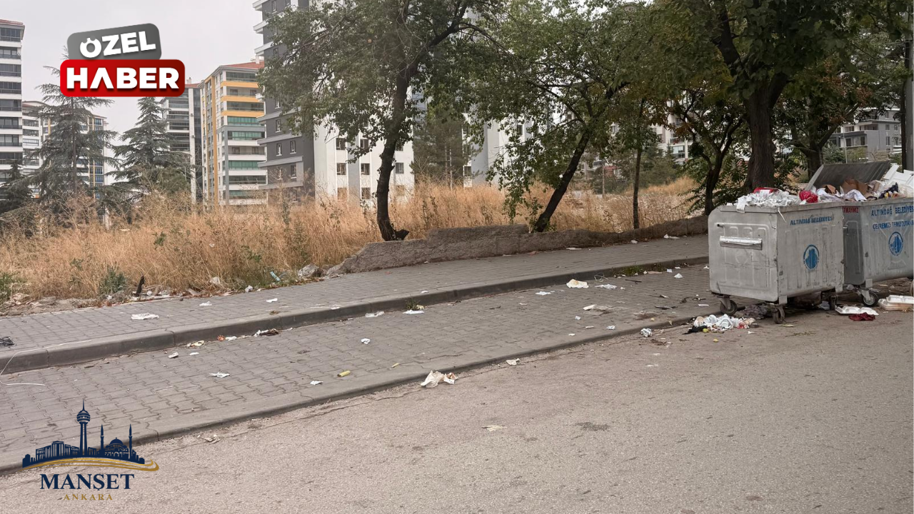 Altındağ'da çöp görüntüleri tepki çekti