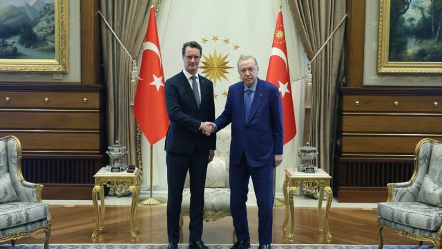 Cumhurbaşkanı Erdoğan, Almanya'nın Kuzey RenVestfalya Eyaleti Başbakanı Wüst'ü kabul etti