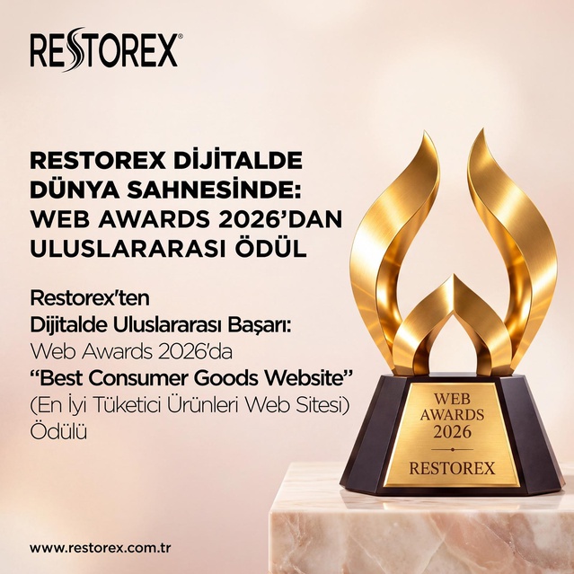 Restorex Dijitalde Dünya Sahnesinde: Webawards 2026'dan Uluslararası Ödül