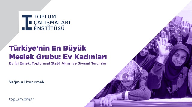 Enstitü araştırmasında ev kadınlarının yüzde 49'u AK Parti'ye oy vereceğini belirtti