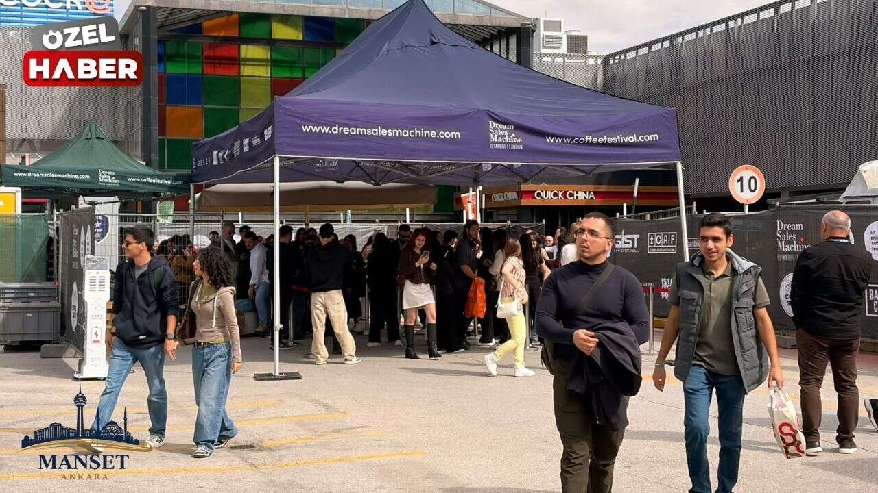 Ankara’da 10. Coffee Festivali başladı: Çeşitli stantlar ve lezzetli ikramlar vatandaşları bekliyor