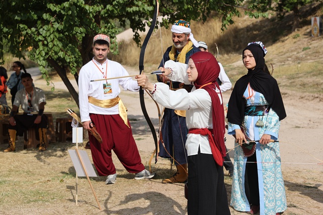 Nevşehir Uçhisar'da Kapadokya 5. Okçuluk Müsabakaları 250 sporcuyla başladı