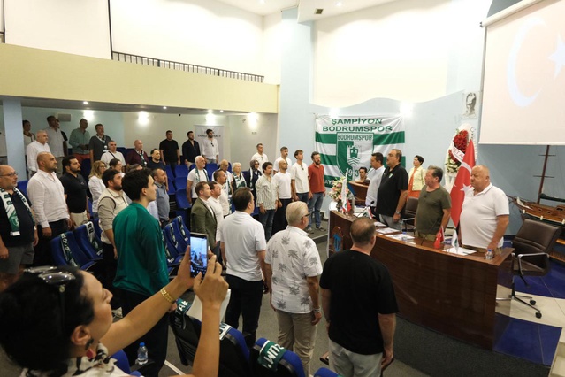 Bodrumspor'da tek listeli genel kurulda başkanlık yeniden Hadi Türk'te kaldı