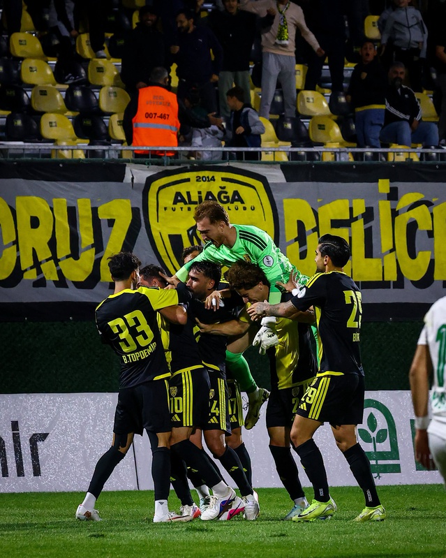 Okan Derici'nin 90+5'teki golü Aliağa FK'ya Şanlıurfaspor karşısında 2-1 kazandırdı