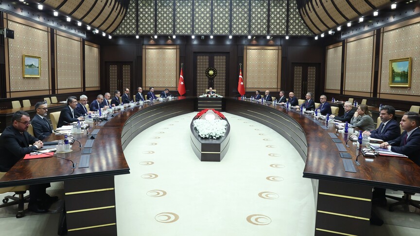 Cumhurbaşkanı Erdoğan başkanlığında düzenlenen toplantıda, sermaye piyasalarında yaşanan gelişmeler değerlendirildi