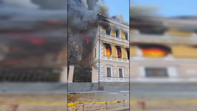 Zelenskiy, Ukrayna Bilimler Akademisi'ne Rus saldırısında can kaybı olduğunu açıkladı