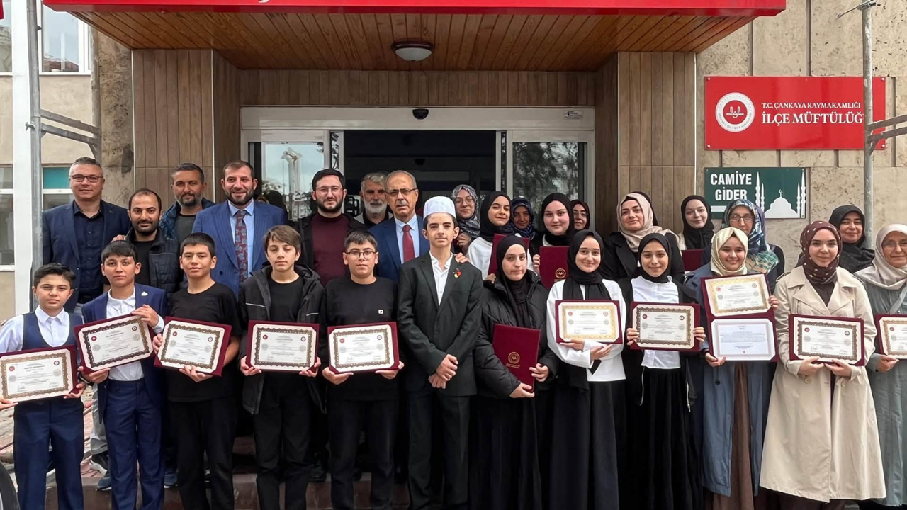 Çankayalı Hafızlık öğrencisi bölge birincisi oldu
