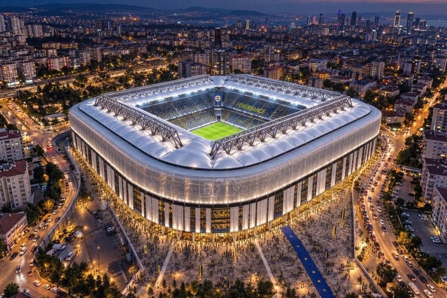 Fenerbahçe Stadyumu'nun yenilenecek halinin son görüntüsü paylaşıldı