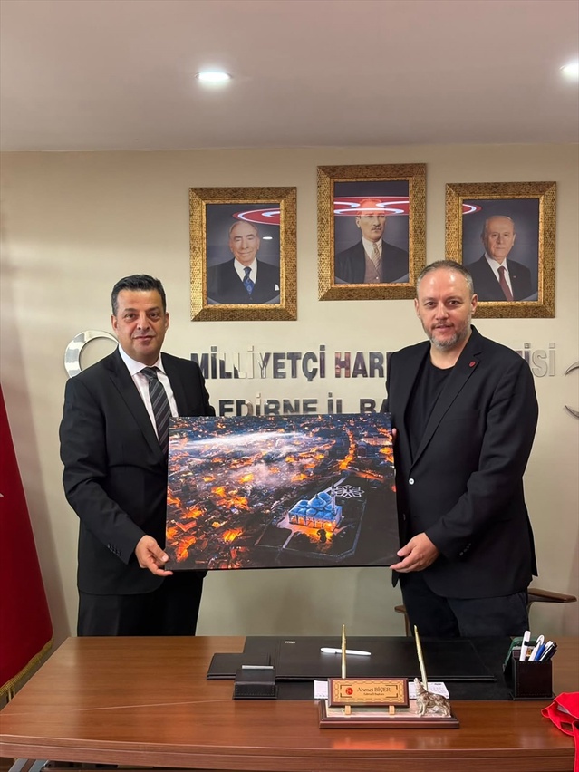 İl Kültür ve Turizm Müdürü Soytürk, MHP İl Başkanı Biçer'e başarı diledi