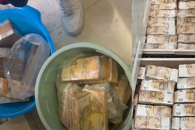 Ev değil banka! Duvarlardan, fayansların altından milyonlarca Euro çıktı