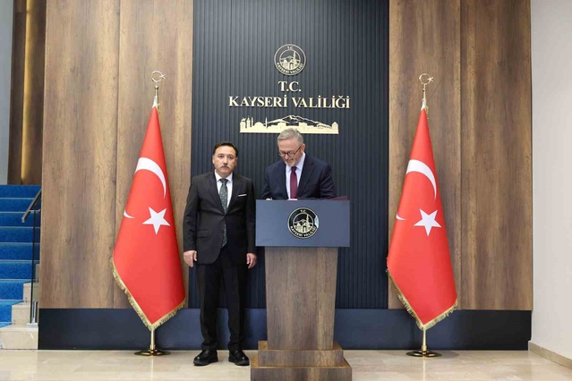 Kayseri Valisi Çiçek, ziyaretten memnun olup Bakan Yardımcısı Yılmaz'a teşekkür etti