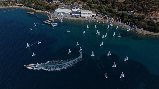 ILCA Europa Cup yelken yarışları Bodrum'da başladı, 150 sporcu mücadele ediyor