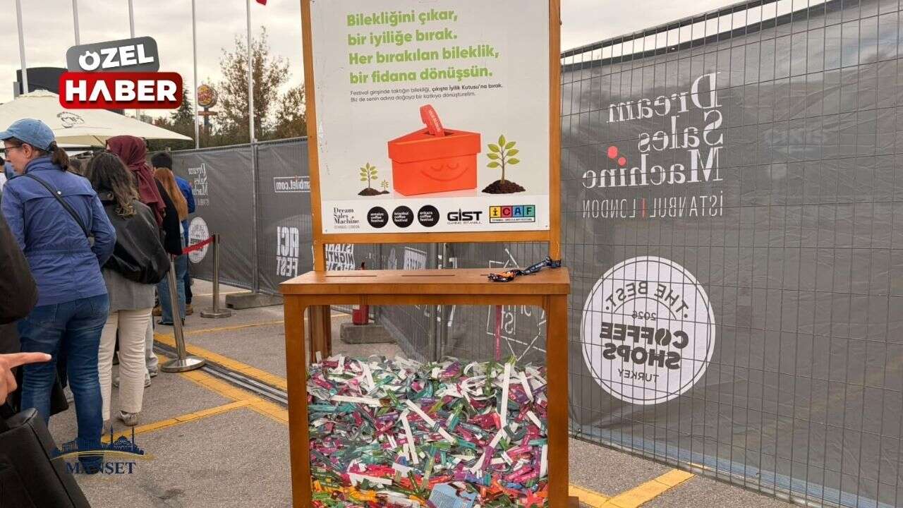 Kahve festivalindeki geri dönüşüm uygulaması takdir topladı