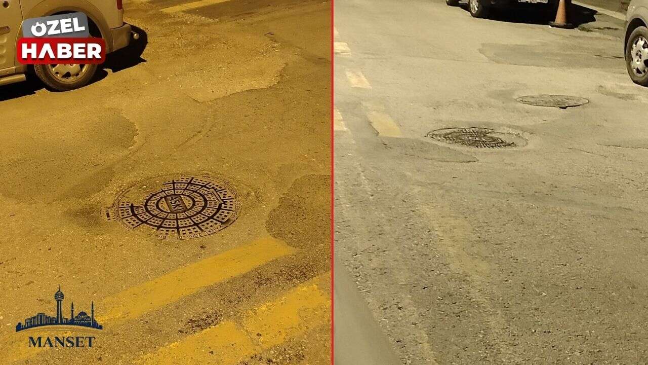 Yenimahalle'de rögar kapakları tepki çekti