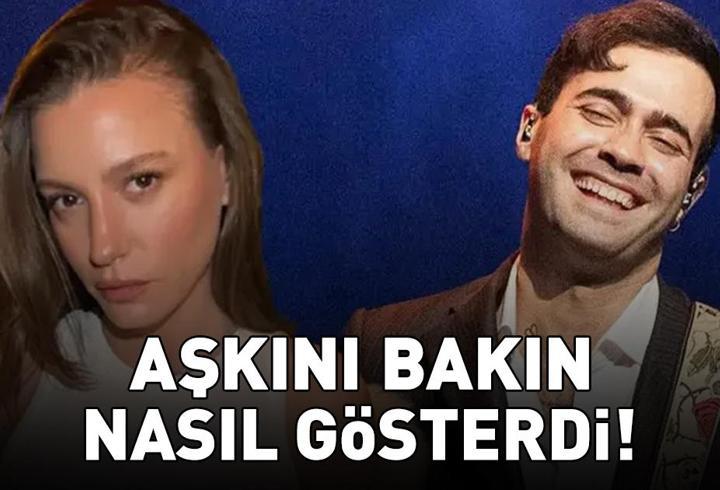 Mert Demir’den Serenay Sarıkaya sürprizi! AŞKINI BAKIN NASIL GÖSTERDİ!