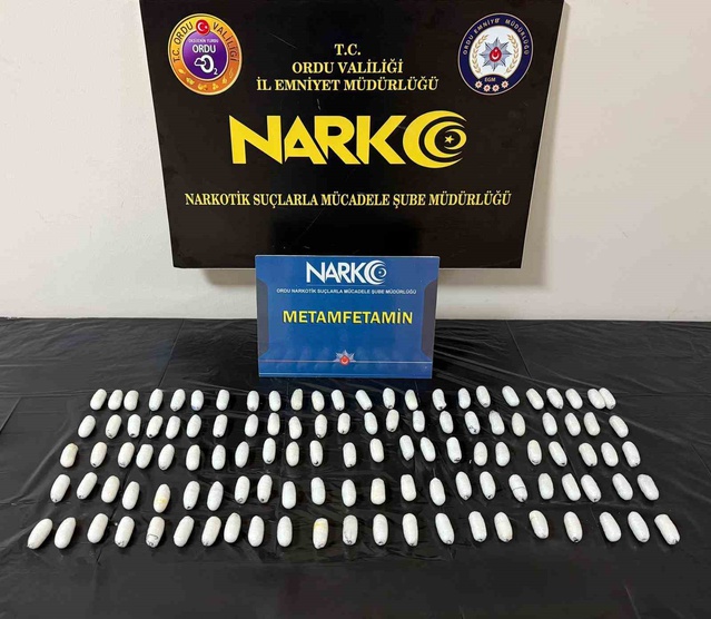 Ordu'da operasyonda 4 yabancı uyruklu tutuklandı, 820 gram metamfetamin ele geçirildi