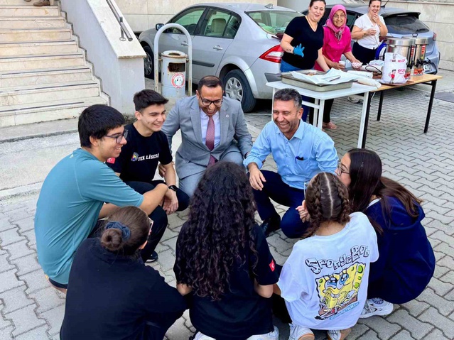 Menteşe Milli Eğitim Müdürü Keleş, TOBB Fen Lisesi'nde öğrencilerle bir araya geldi