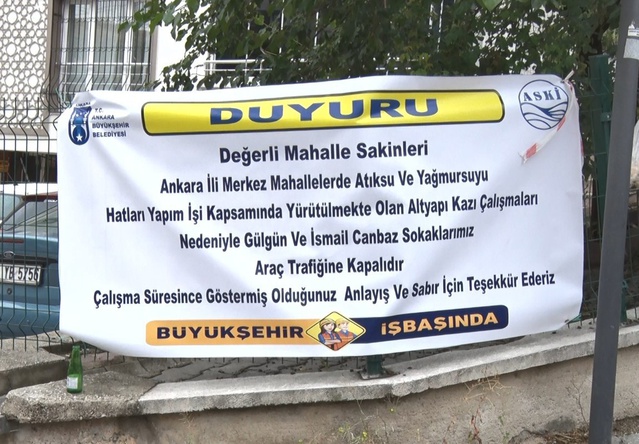 Keçiören'de 1,5 yıllık altyapı çalışması apartmanları kanalizasyon suyuyla doldurdu