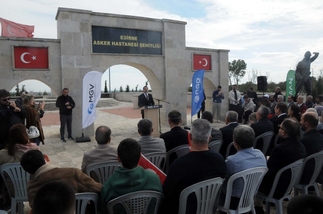 Edirne'de Asker Hastanesi şehitleri anıldı