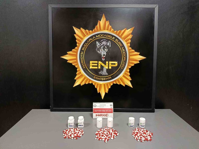 Eskişehir'de narkotik operasyonda 271 sentetik ecza ele geçirildi, şüpheli tutuklandı